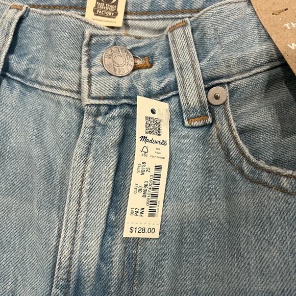 madewell the perfect vintage wide leg crop jean | size 25 - Picture 6 of 6